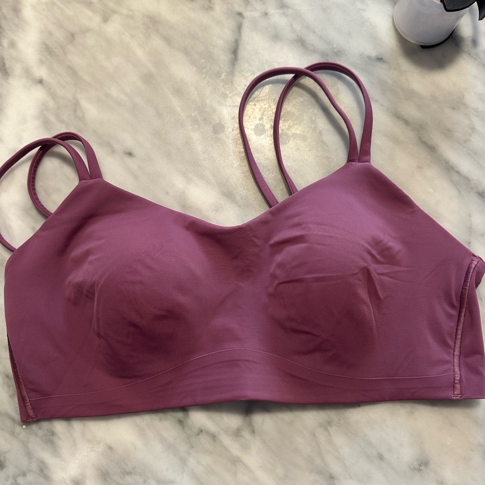 Mauve/ purple Lululemon like a cloud bra